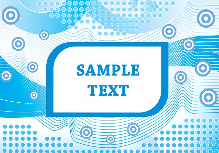 Blue Abstract Shape Vector Background