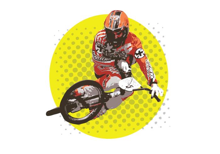 2014-USABMX_Tabletop BMX Biker Vector 2014-USABMX_Tabletop BMX Biker Vector
