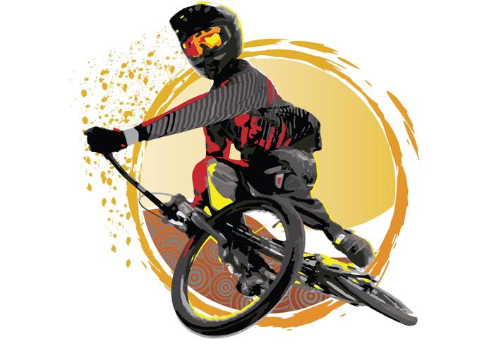 USA BMX Vector Sunset Turndown USA BMX Vector Sunset Turndown