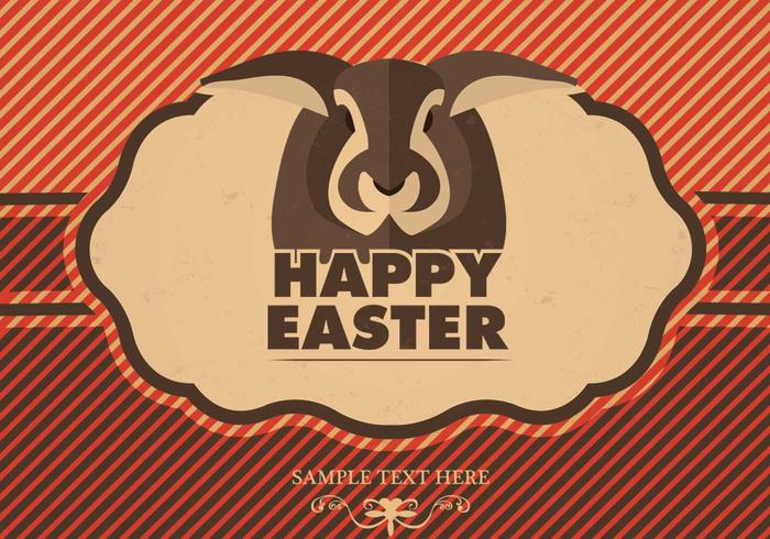 Modern Easter Vector Background