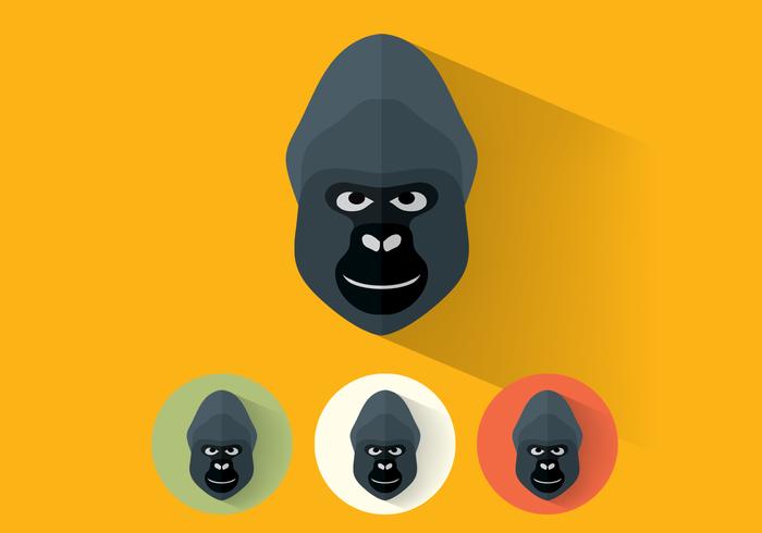 Gorilla Vector Portraits