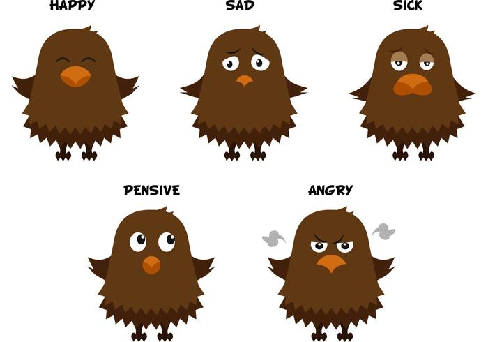 Eagle Vector Emoticons