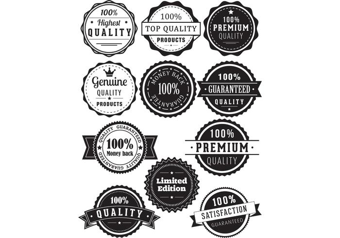 Quality Vector Badges Quality Vector Badges