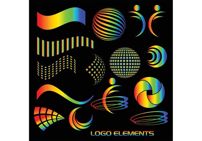 Bright Vector Logo Elements Bright Vector Logo Elements