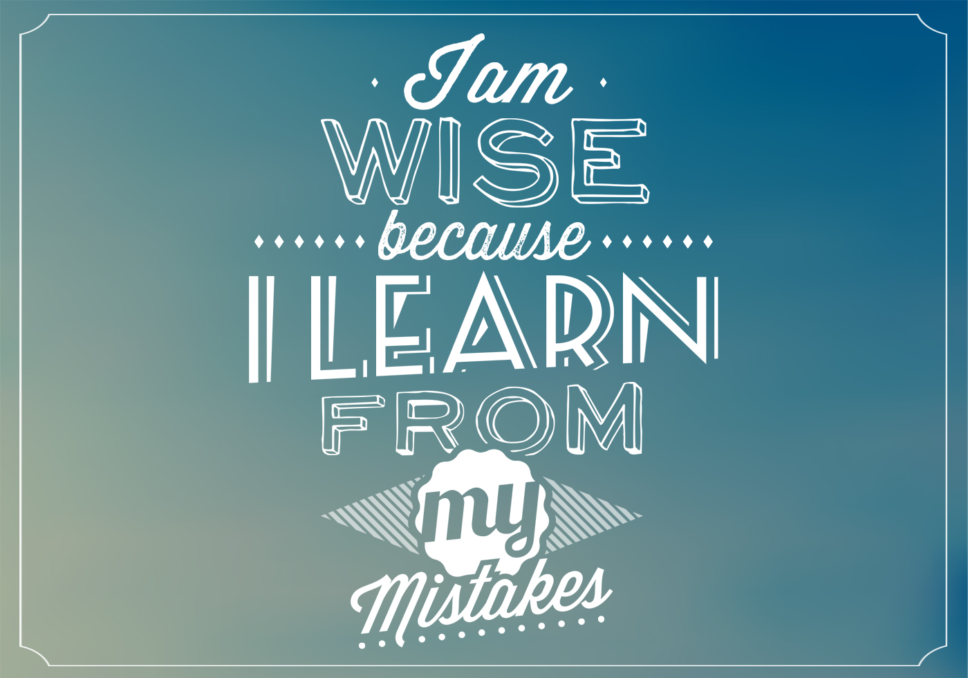 I am Wise Vector Background 81550 Vector Art at Vecteezy
