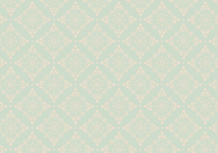 Mint Ornament Vector Pattern