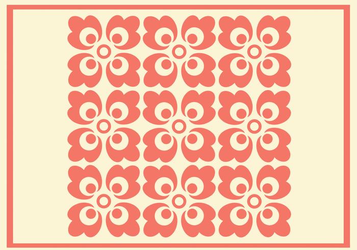 Coral Ornament Vector Pattern