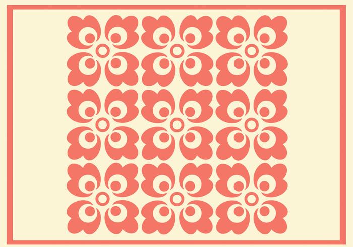 Coral Ornament Vector Pattern