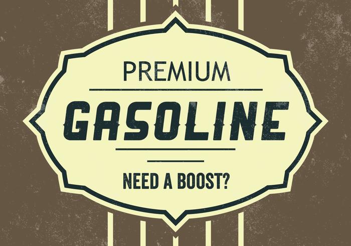 Premium Gasoline Vector Background