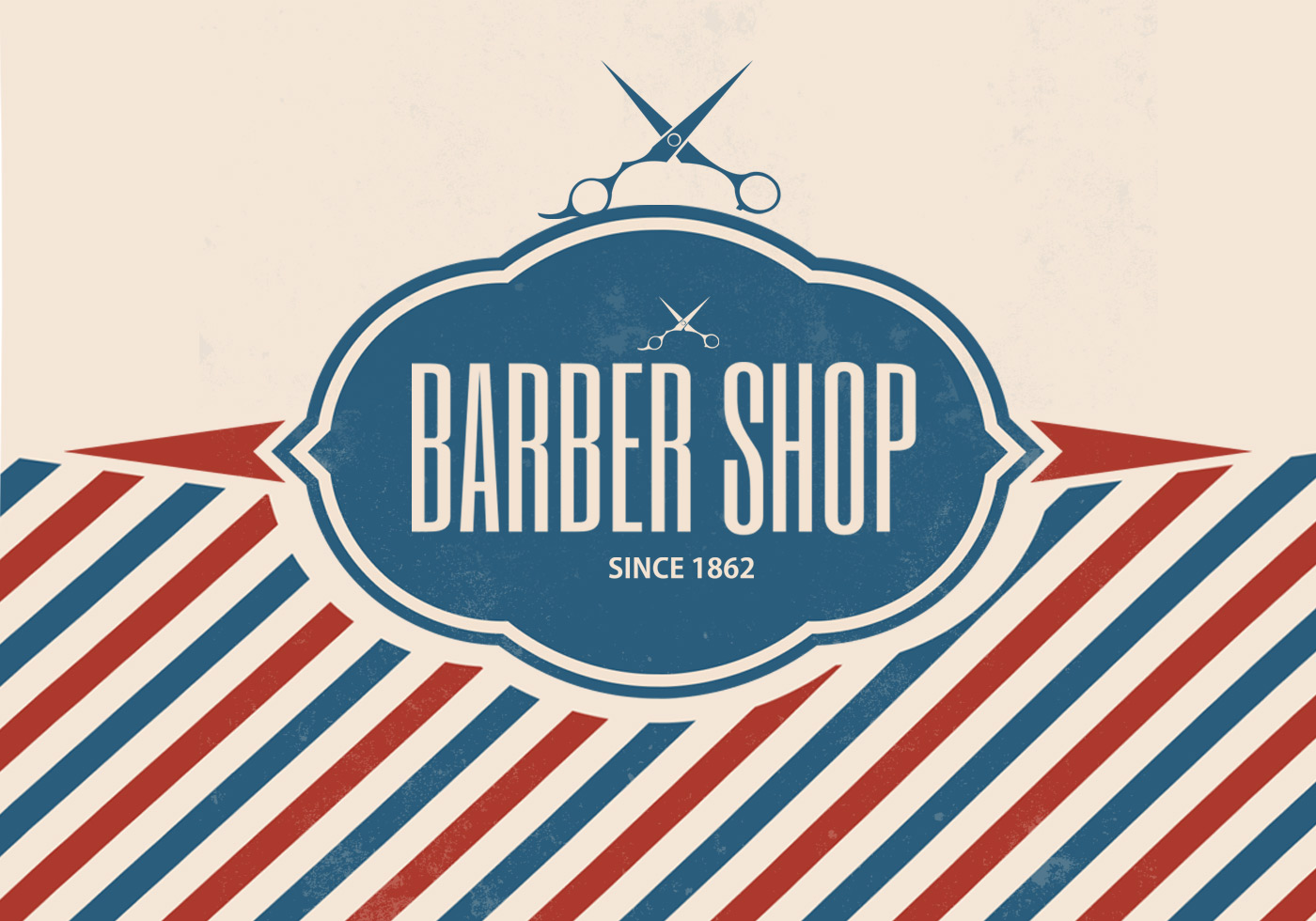 Retro Barber Shop Vector Background - Download Free Vectors, Clipart