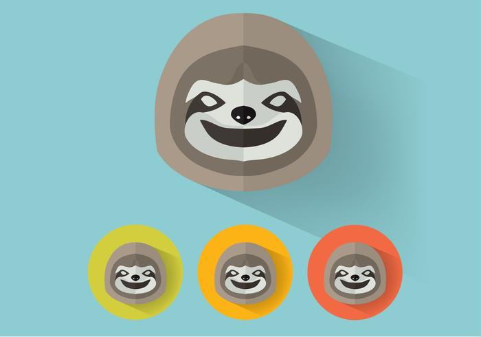 Sloth Vector Portraits