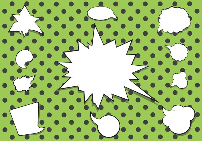 Comic Speech Bubble Vector Pack