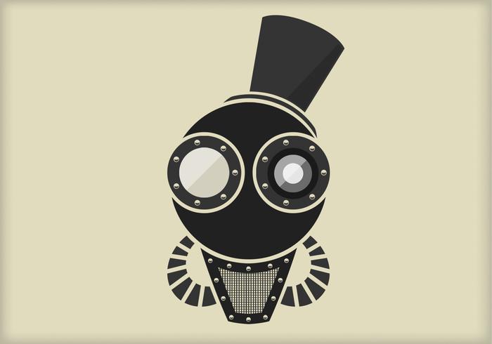 Steampunk Vector retrato dos