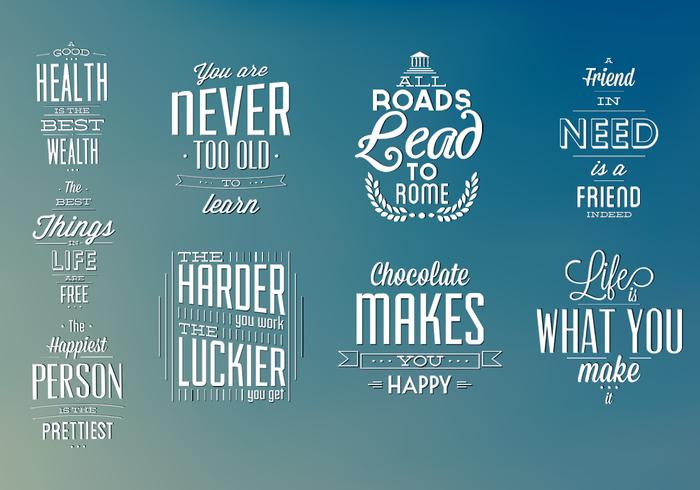 Typographic Elements Vector Pack