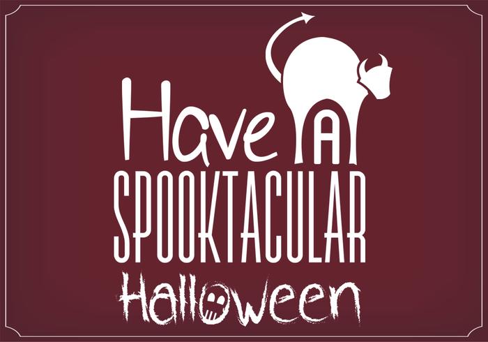 Spooktacular Halloween Poster Vector Background