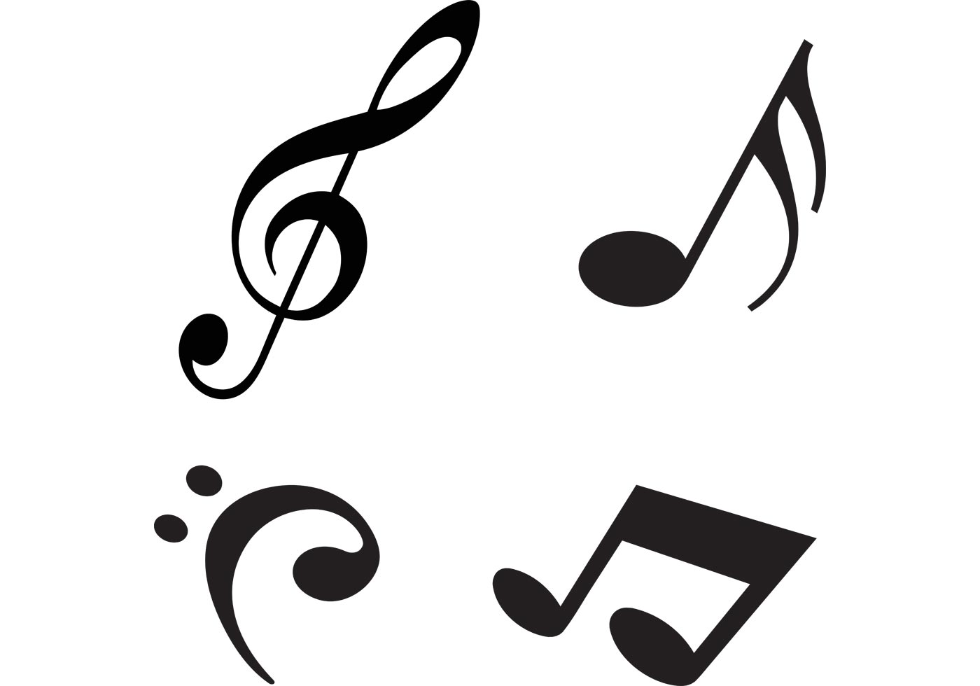 free music clipart vector - photo #11