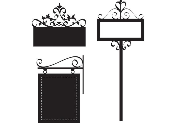 Free Ornate Sign Vectors Free Ornate Sign Vectors