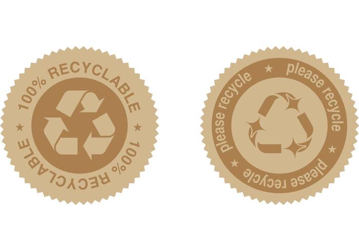 Free Recycle Label Vectors