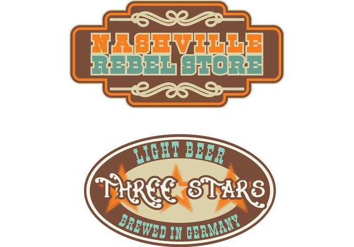 Free Retro Advertising Vectors Free Retro Advertising Vectors