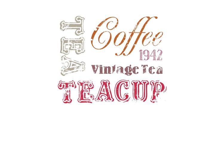 Free Vintage Coffee and Tea Vectors