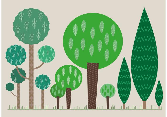 Set of Flat Tree Vectors