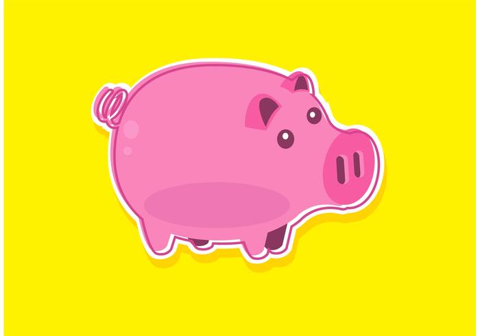 Pink Pig Vector Pink Pig Vector