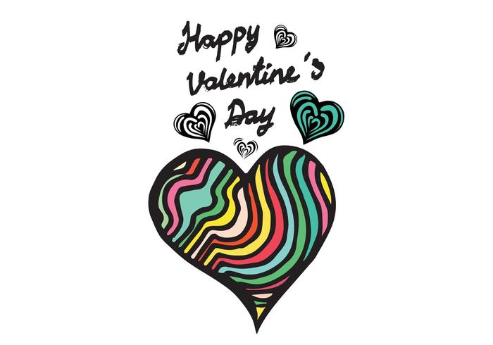 Free Doodle Heart Vector Free Doodle Heart Vector