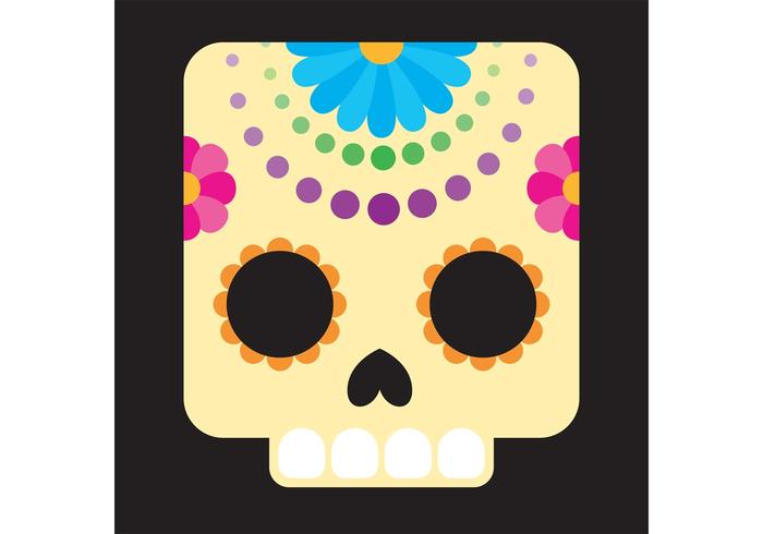 Mexican Sugar Skull Vector 