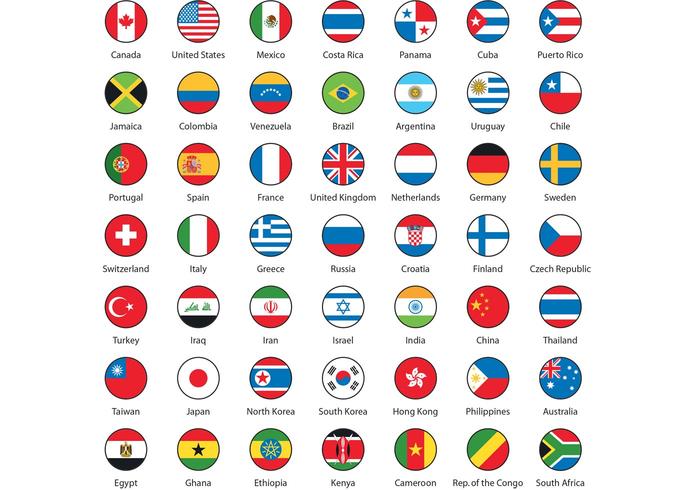 International Flag Vectors International Flag Vectors
