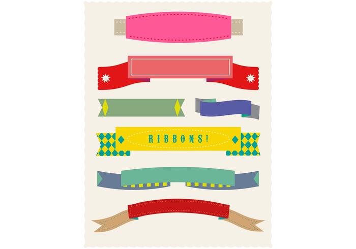 Set of Flat Ribbon Vectors Set of Flat Ribbon Vectors
