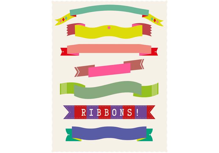 Set of Flat Ribbon Vectors Two Set of Flat Ribbon Vectors Two