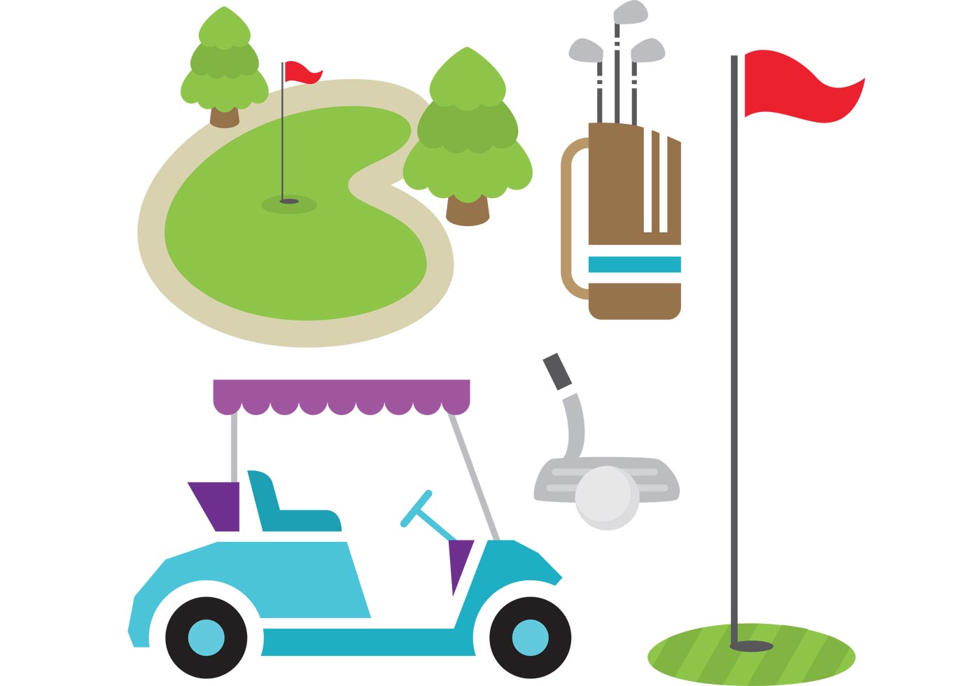 Download Golf Vector Items - Download Free Vectors, Clipart ...