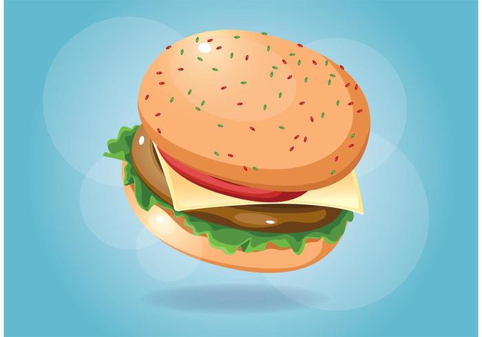 Burger vector de alimentos