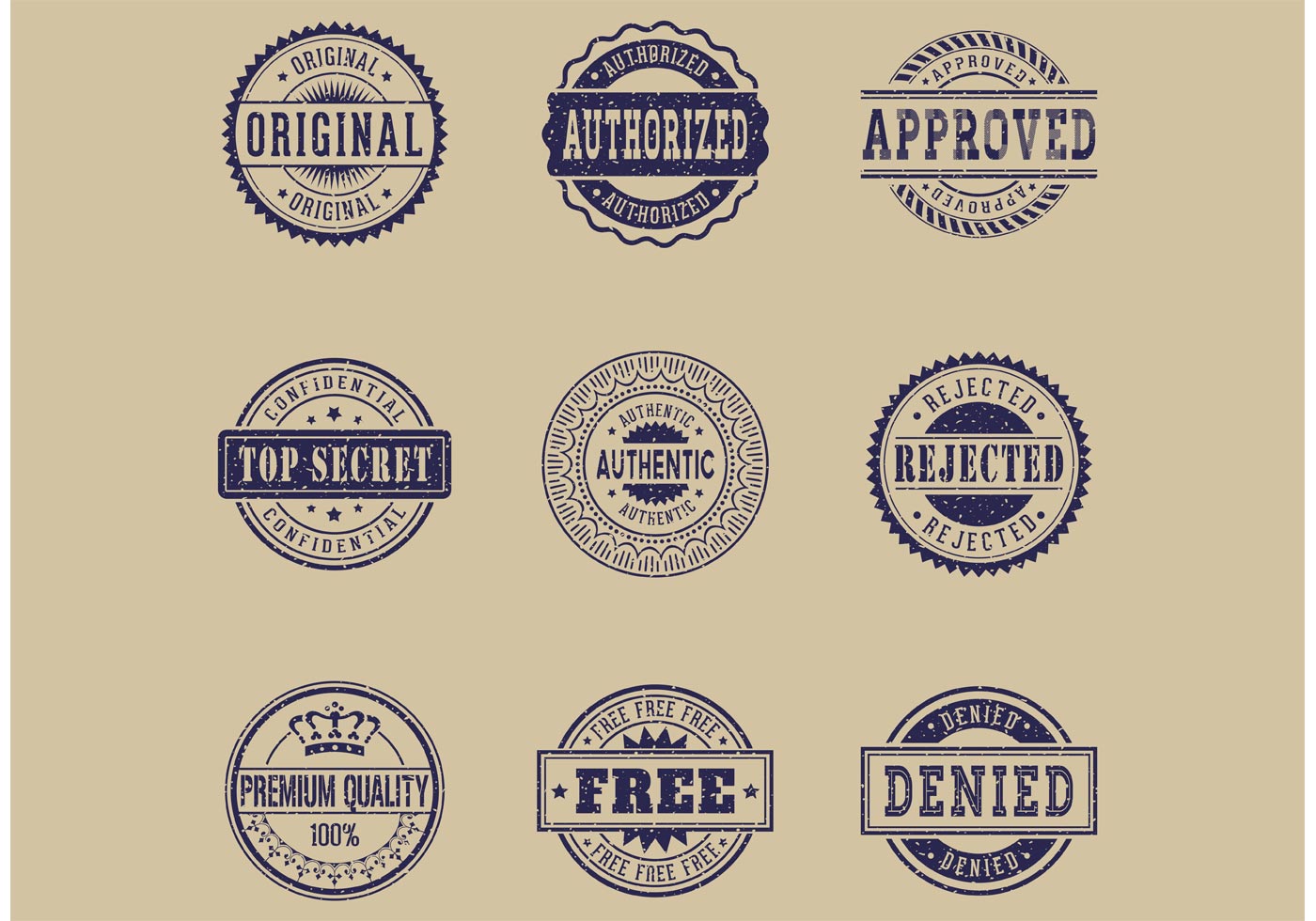 Grunge gratis label PSD - PSDstamps