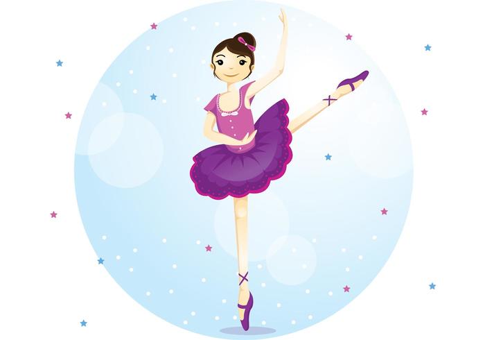 Ballet Dance Vector Girl 