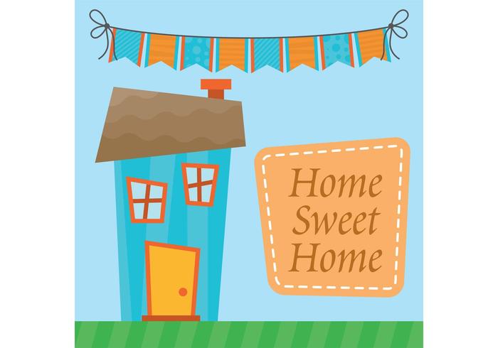 Inicio Sweet Home Vector