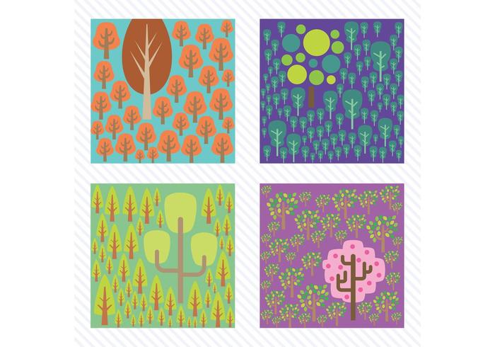 Tree Vector Backgrounds 