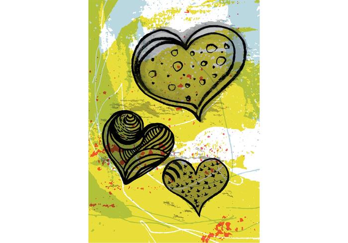 Free Grunge Heart Vector Free Grunge Heart Vector