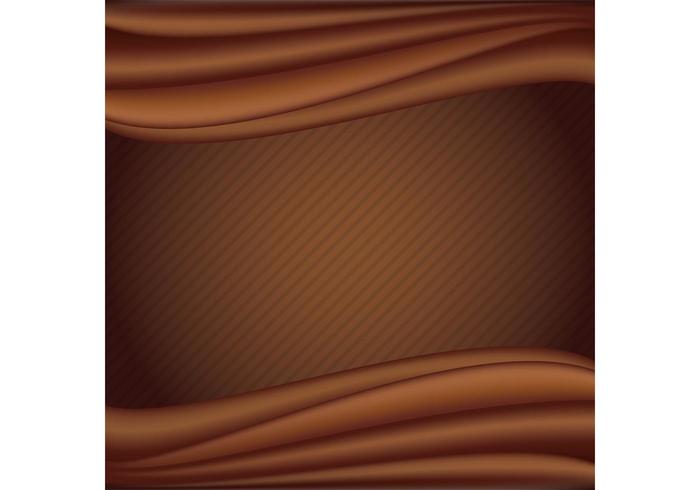 Liquid Chocolate Vector Background 
