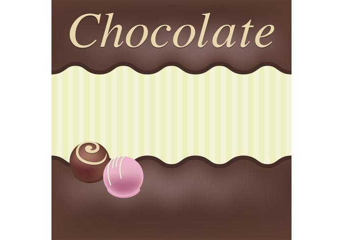 Chocolate Vector Card 