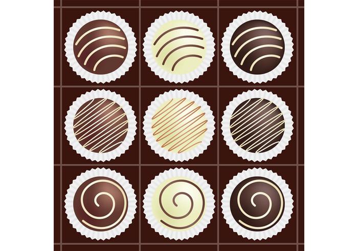 Box of Chocolate Vectors 