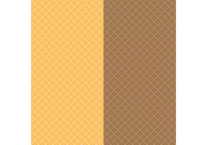 Waffle Textures vector