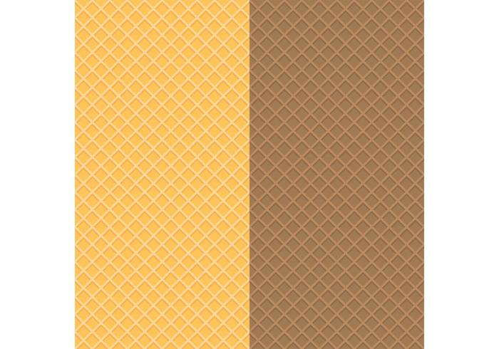 Waffle Textures vector