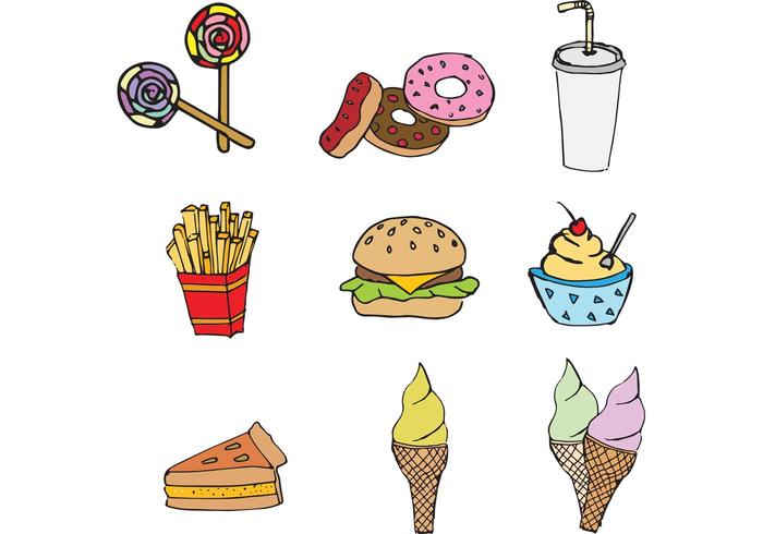 Free Fast Food Vector Pack
