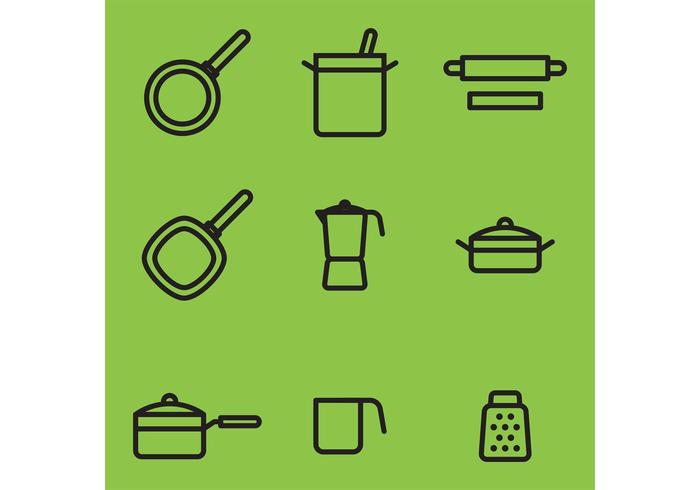 Kitchen Vector Items Kitchen Vector Items
