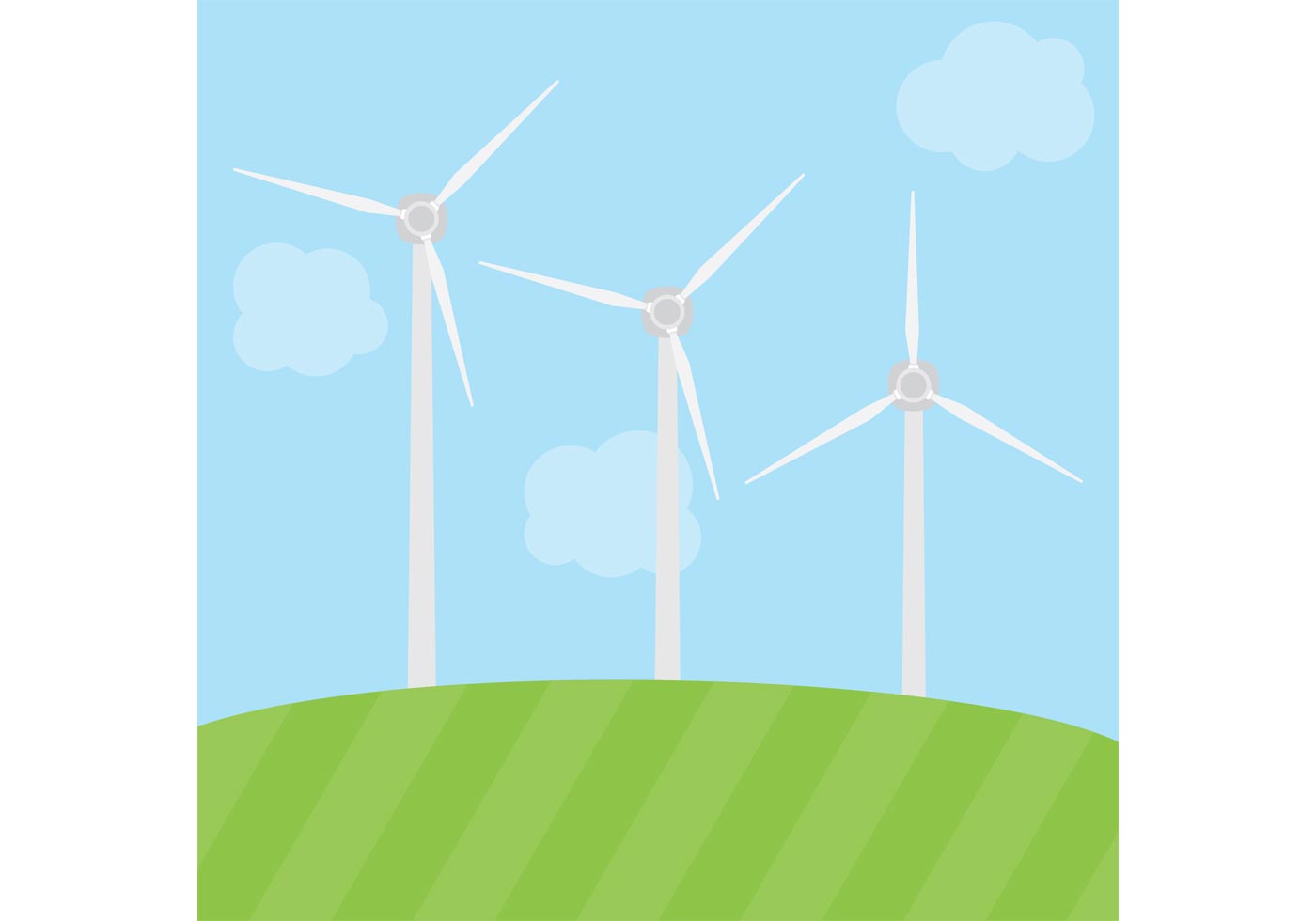 Windmill Vector Energy - Download Free Vector Art, Stock Graphics 