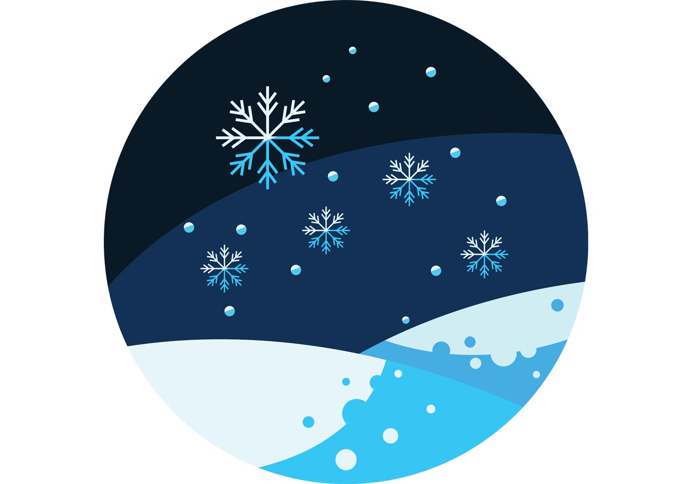 Download Winter Vector Scene - Download Free Vector Art, Stock Graphics & Images