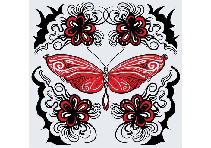 Free Vector Butterfly Pattern Free Vector Butterfly Pattern