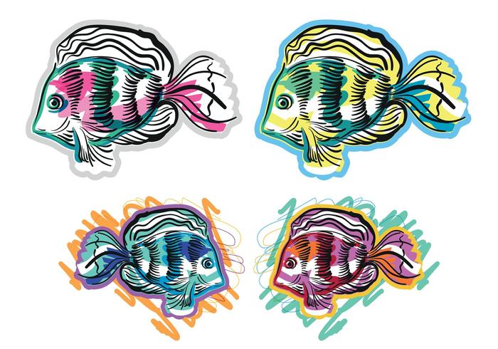 Free Tropical Fish Vectors Free Tropical Fish Vectors