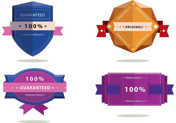 Badge Ribbon Vector